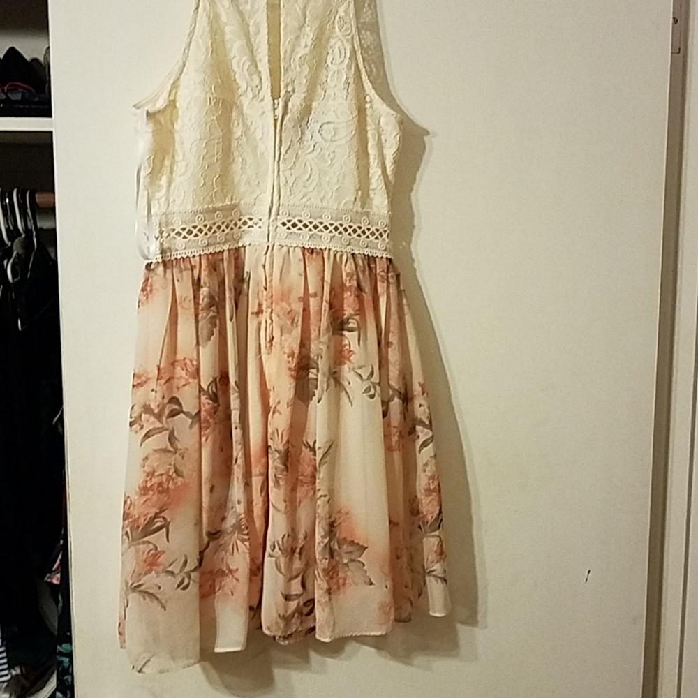 Floral and lace dress**FINAL SALE** - Picture 3 of 3